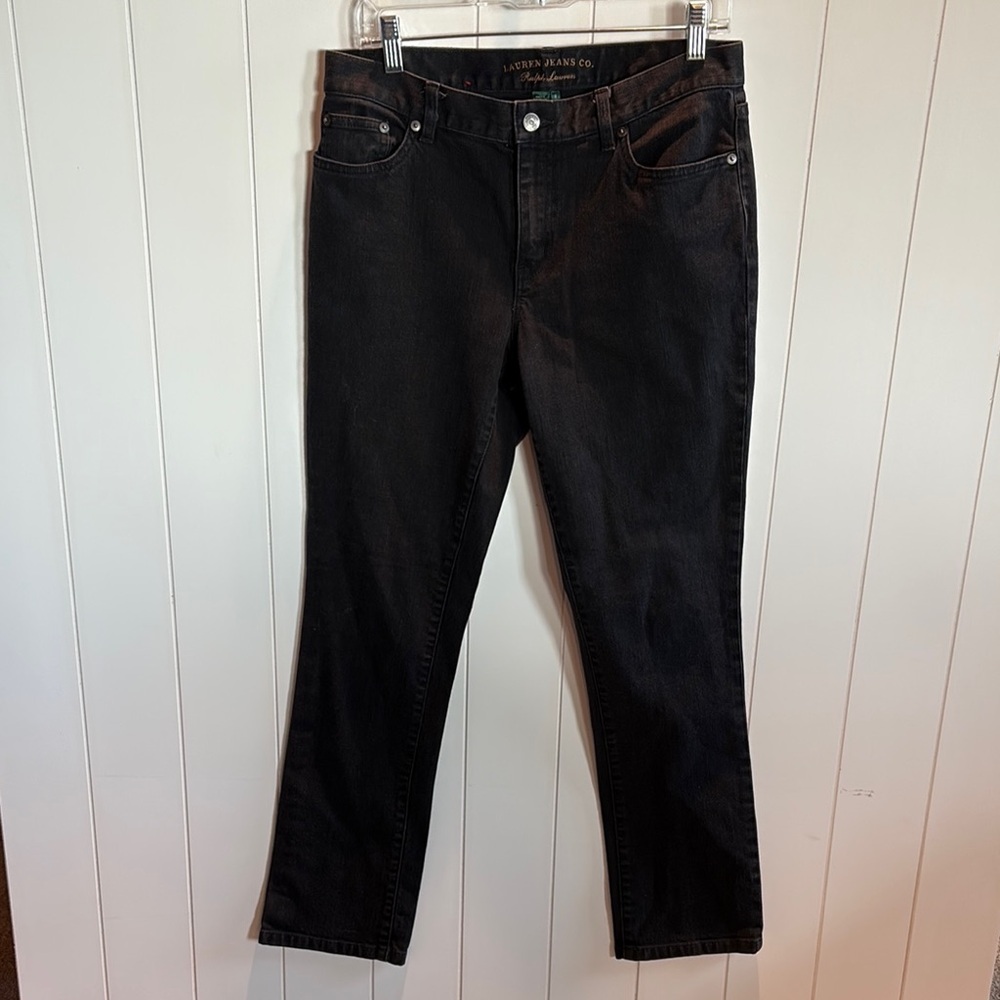 Lauren Ralph Lauren women’s Black Jeans straight leg 8